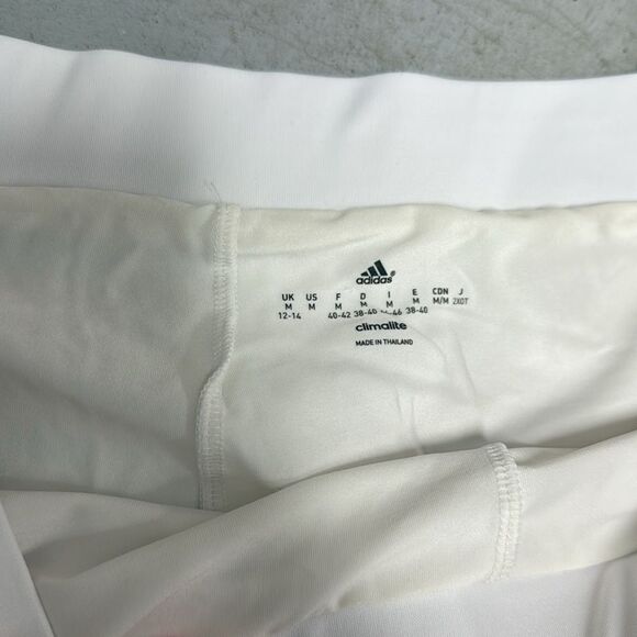 Adidas White Pink Ruffled Athletic Skirt - Size Medium - Orange Blue White - Picture 3 of 5